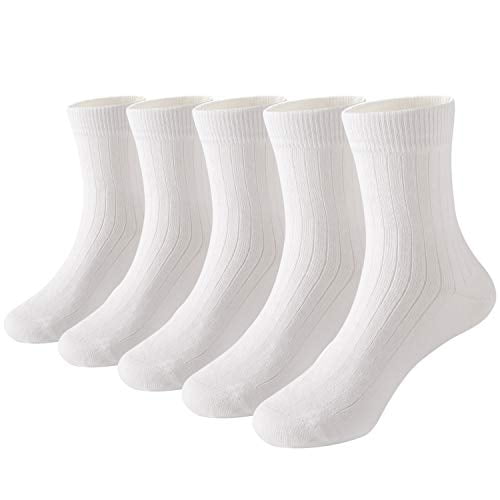 SUNBVE Baby Toddler Little Big Girls Kids Breathable Cotton Crew Socks 5 Pack SUNBVE Baby Toddler Little Big Girls Kids Breathable Cotton Crew Socks 5 Pack